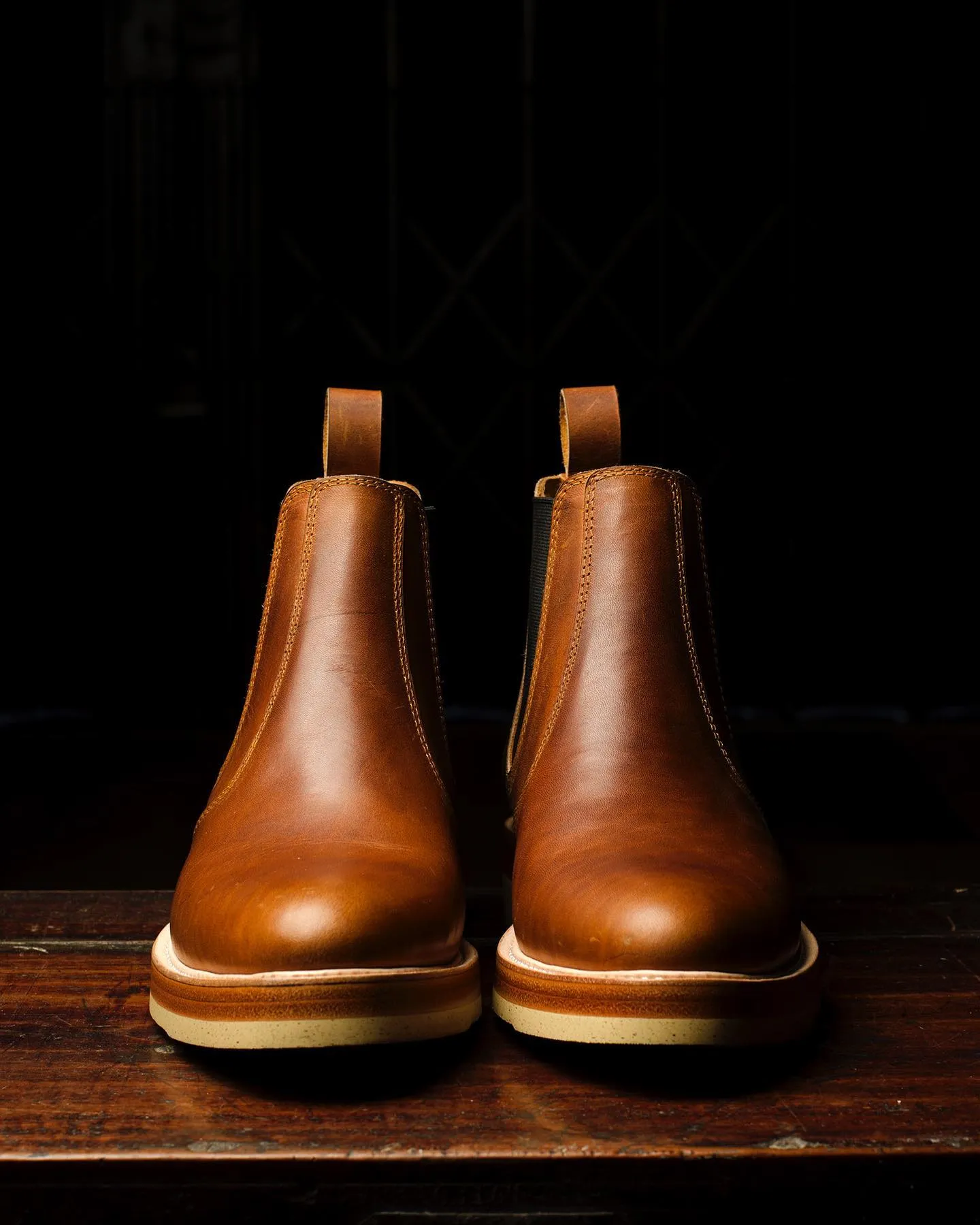 Tan Suede Leather Ferneto Chunky Chelsea Boots sold by Costoso Italiano product image thumbnail 5