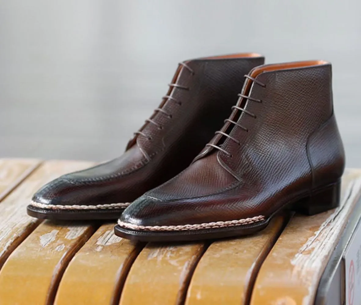 Tan Leather Streetwise Striders Fylde Lace Up Chukka Boots sold by Costoso Italiano product image thumbnail 2