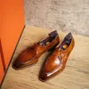 Tan Leather Algarve Single Monk Straps - AW24 sold by Costoso Italiano