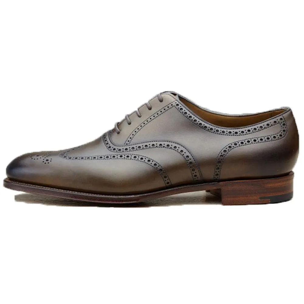 Flat Feet Shoes - Olive Green Leather Wealden Oxfords with Arch Support sold by Costoso Italiano product image thumbnail 2