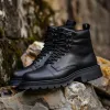 Black  Leather Raven Ridge  Hiking and Trekking Boots - SUMMER 2024 COLLECTION sold by Costoso Italiano
