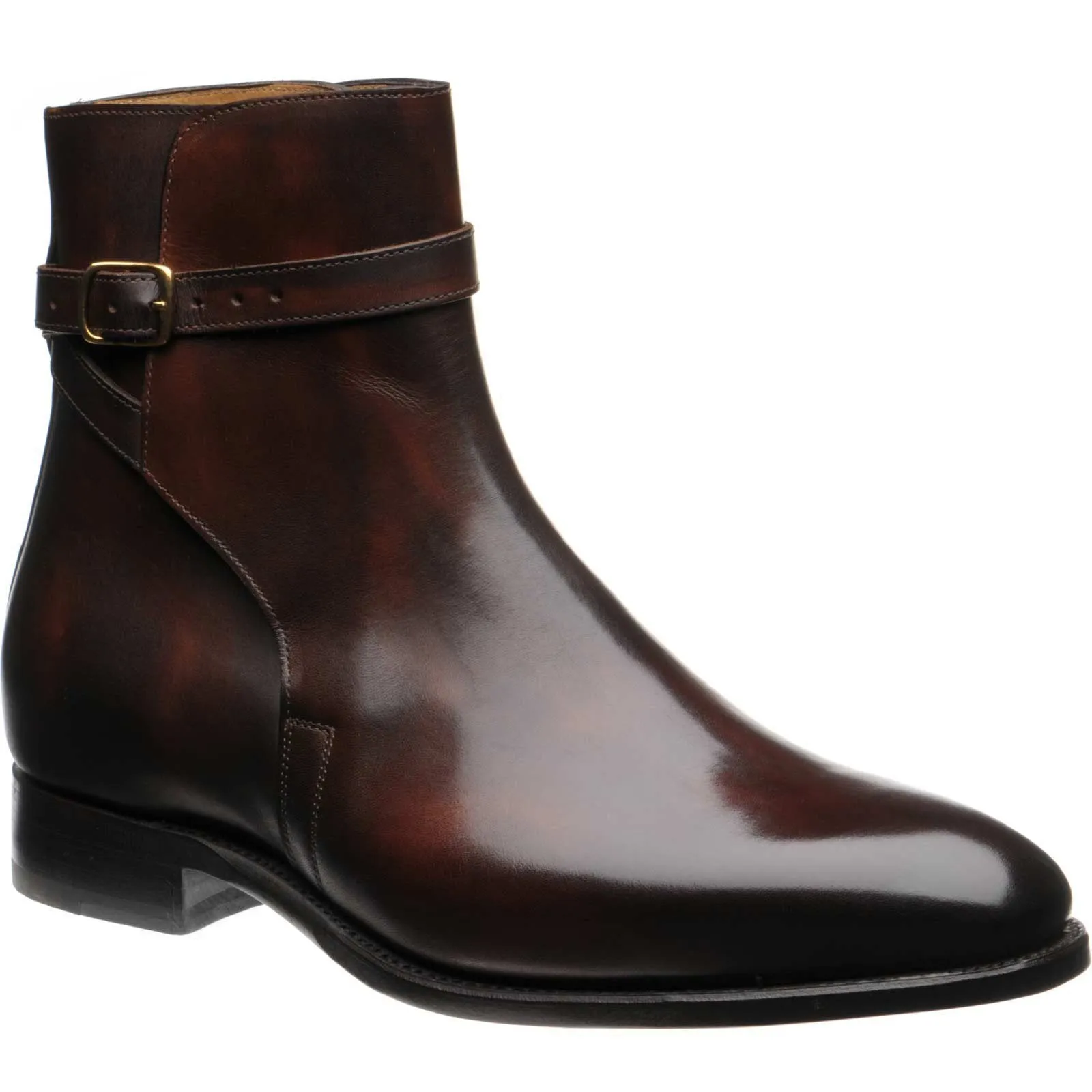 Brown Leather Warwick Slip On Jodhpur Boots for Men - AW24 sold by Costoso Italiano