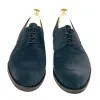 Navy Blue Suede Holstein Derby Shoes sold by Costoso Italiano