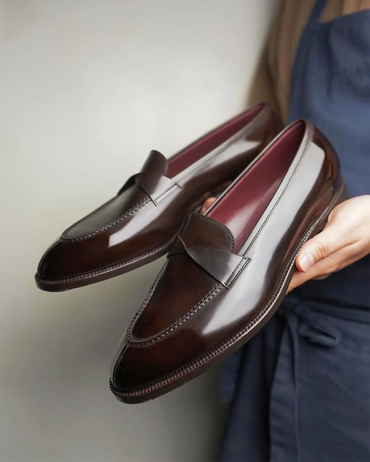 Brown Leather Nereida Love Knot Loafers - Formal Shoes - SS23 sold by Costoso Italiano product image thumbnail 2