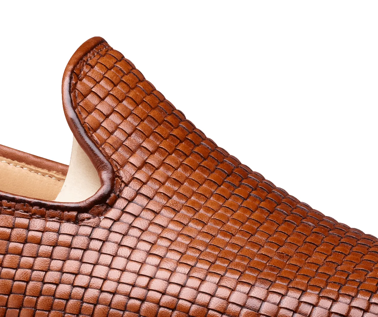 Tan Braided Leather Forst Loafers sold by Costoso Italiano product image thumbnail 4