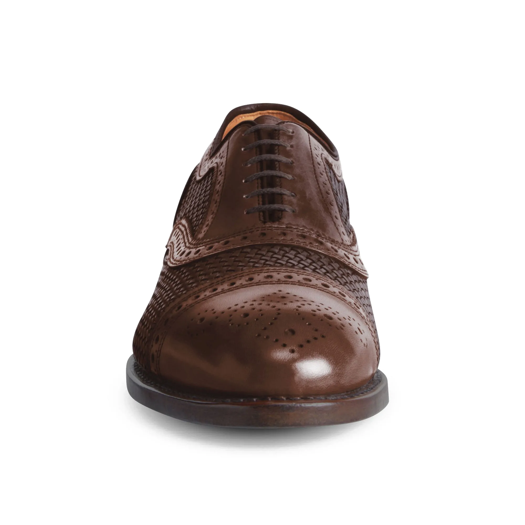 Brown Braided Leather Morice Brogue Oxfords - ITALIAN AW26 sold by Costoso Italiano product image thumbnail 5