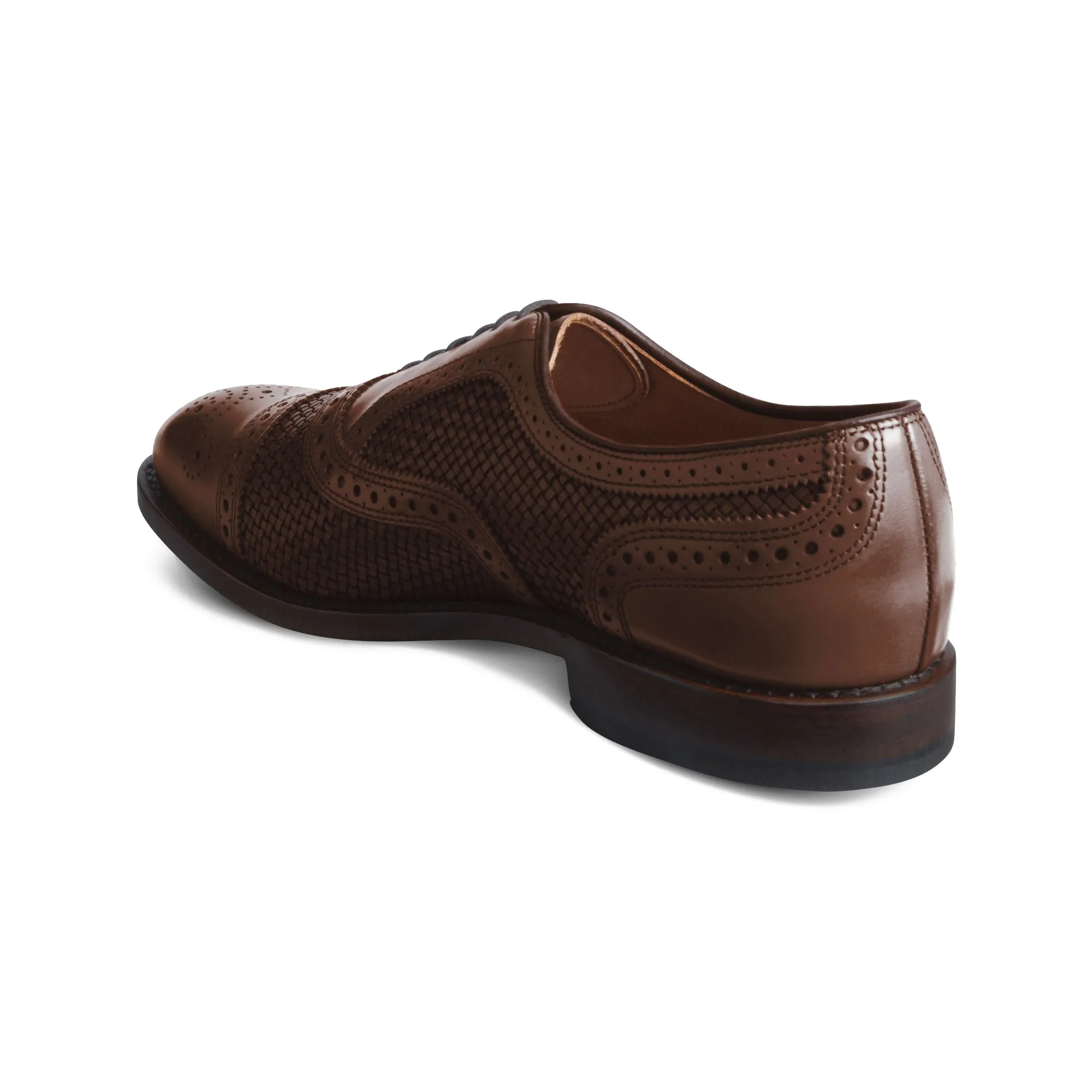 Brown Braided Leather Morice Brogue Oxfords - ITALIAN AW26 sold by Costoso Italiano product image thumbnail 4