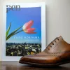 Tan Leather Cedara Brogue Wingtip Oxfords - Formal Shoes - ITALIAN AW26 sold by Costoso Italiano