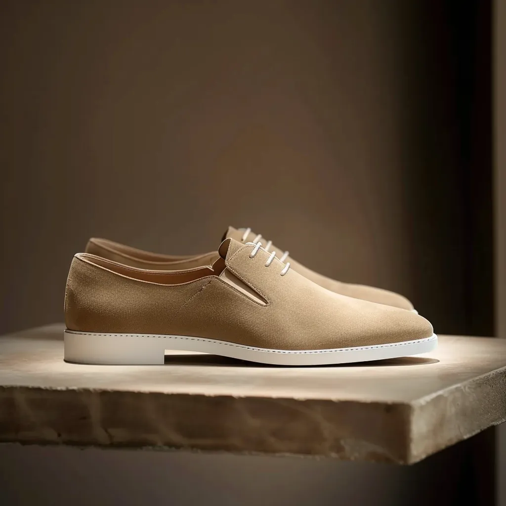 Beige Suede Filippo Loafers sold by Costoso Italiano