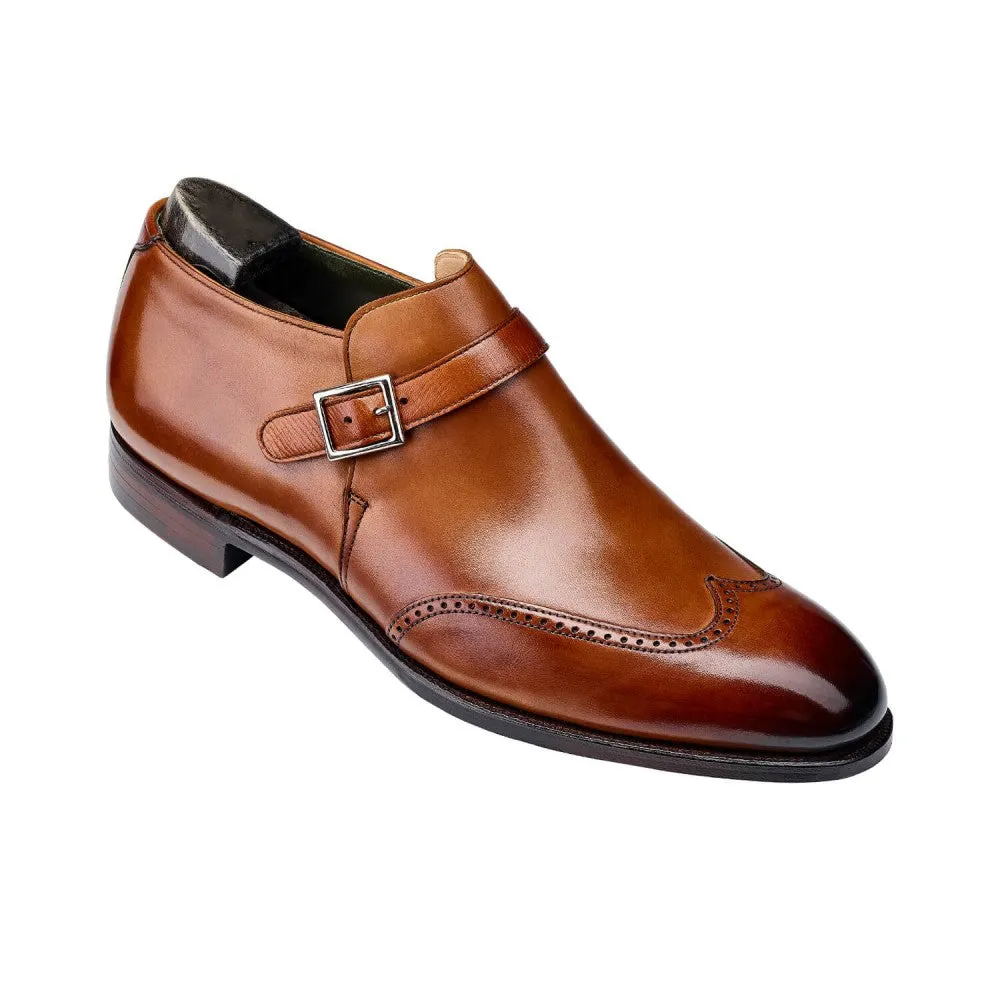 Tan Leather Alnwick Monk Strap Shoes - ITALIAN AW26 sold by Costoso Italiano