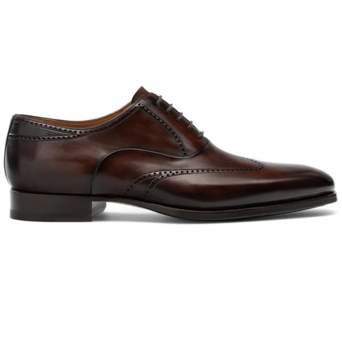 Height Increasing Brown Leather Selsdon Brogue Oxfords sold by Costoso Italiano product image thumbnail 3
