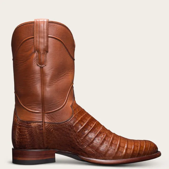 Luxury Edition - Artisian Made Height Increasing Tan Italian Italian Leather Remington Slip On Zipper Western Cowboy Boots - GOODYEAR WELTED FIDDLE BACK VIOLIN SOLE sold by Costoso Italiano product image thumbnail 2