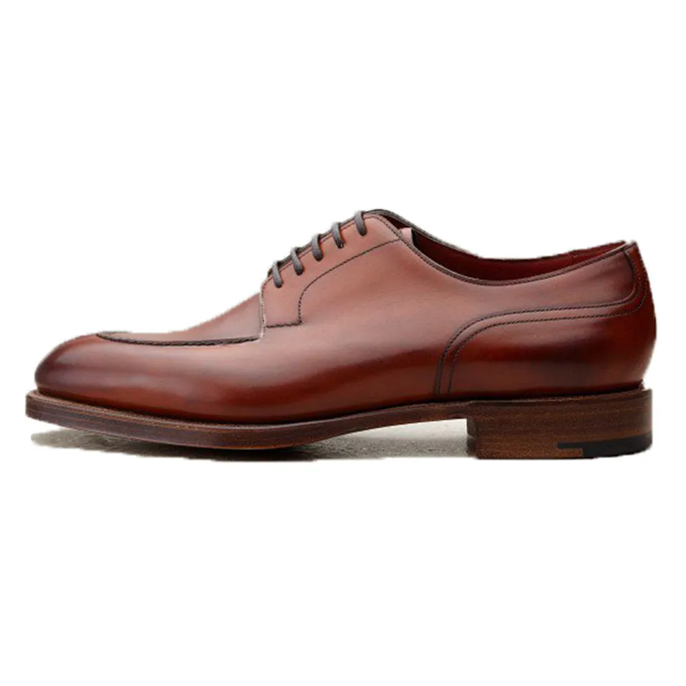 Height Increasing Fire Tan Leather Hamlet Derby Shoes sold by Costoso Italiano product image thumbnail 2