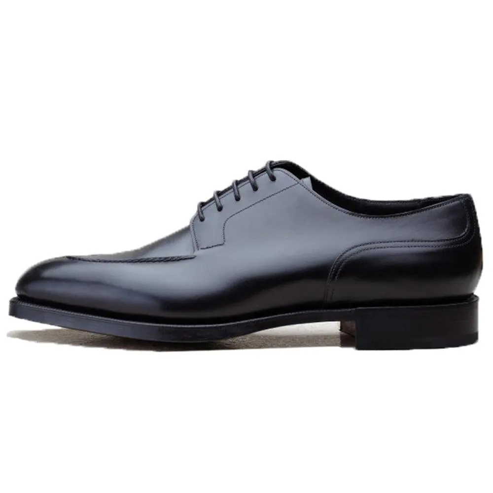 Flat Feet Shoes - Black Leather Hamlet Derby Shoes with Arch Support sold by Costoso Italiano product image thumbnail 2