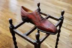 Height Increasing BURGUNDY BROWN LEATHER MODENA BROGUE WINGTIP OXFORD SHOE sold by Costoso Italiano