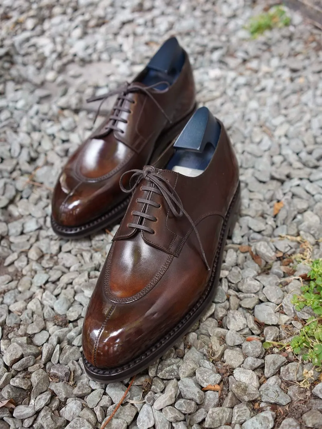Brown Leather Elspeth Derby Shoes - Formal Shoes sold by Costoso Italiano product image thumbnail 2