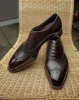 Brown Leather Seraphine Brogue Toe Cap Oxfords - Formal Shoes - SS23 sold by Costoso Italiano
