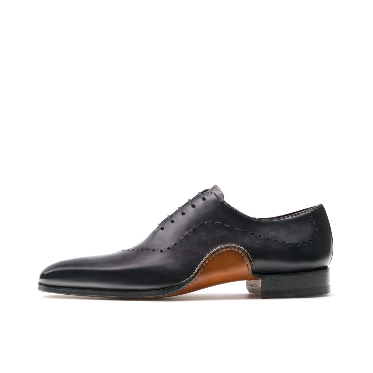 Black Leather Camden Oxfords Shoes sold by Costoso Italiano product image thumbnail 3