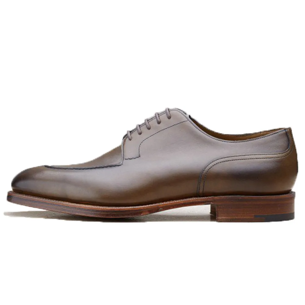 Height Increasing Olive Green Leather Hamlet Derby Shoes sold by Costoso Italiano product image thumbnail 2