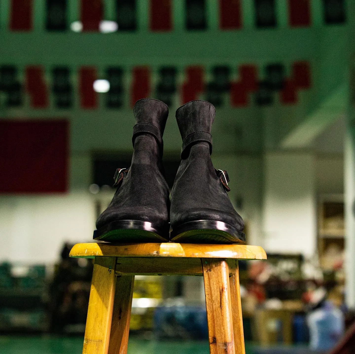 Black Suede Leather Frosty Slip On Jodhpur Boots - Summer 2024 Collection sold by Costoso Italiano product image thumbnail 2