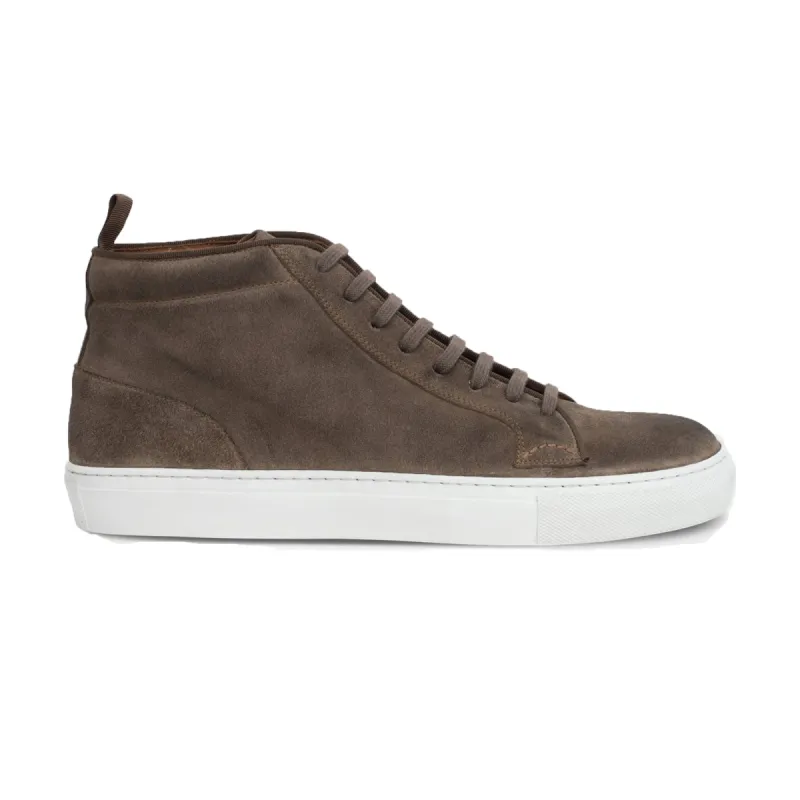 Biege Suede Leather Angus Sneaker Boots sold by Costoso Italiano