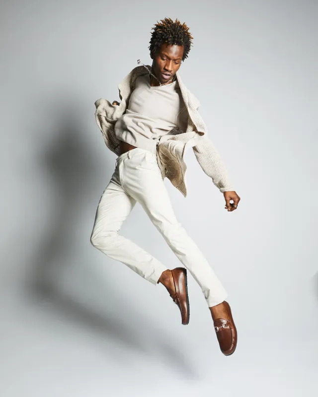 Tan Leather Calypso Slip On Horse Bit Loafers - SS23 sold by Costoso Italiano