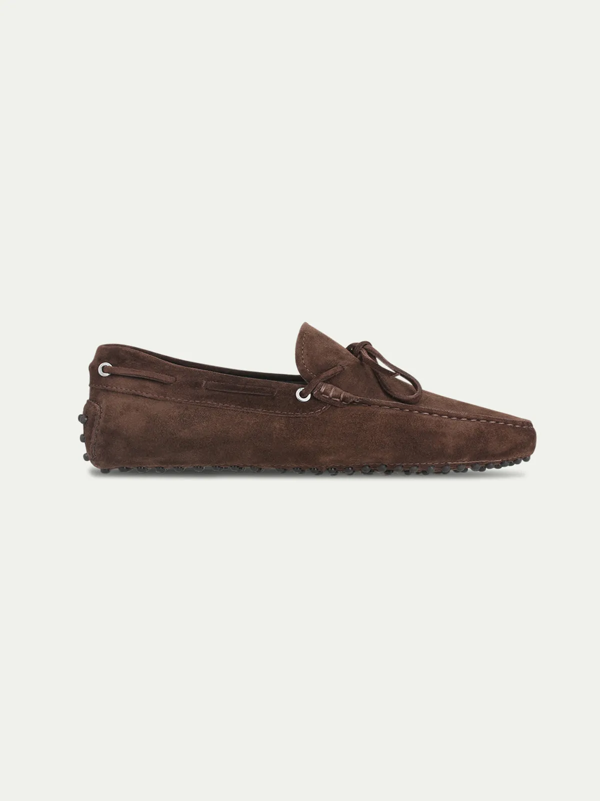 Height Increasing Brown Suede Ophelia Driving Loafers - AW24 sold by Costoso Italiano product image thumbnail 3
