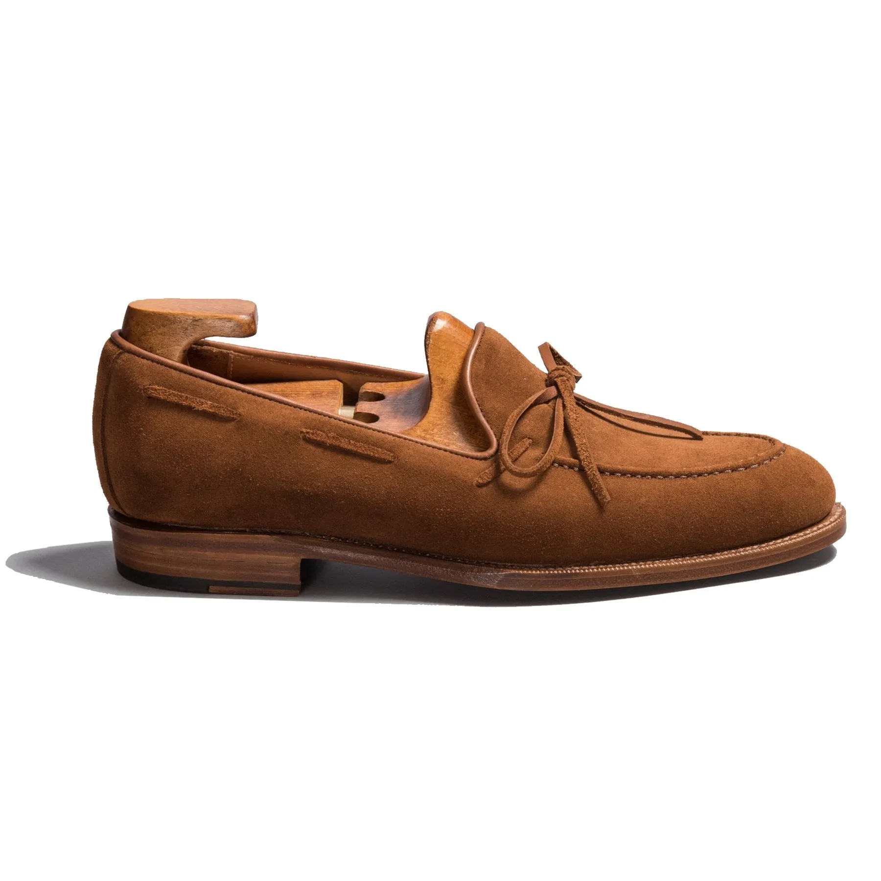 Flat Feet Shoes - Tan Suede Yukon Loafers with Arch Support sold by Costoso Italiano product image thumbnail 2