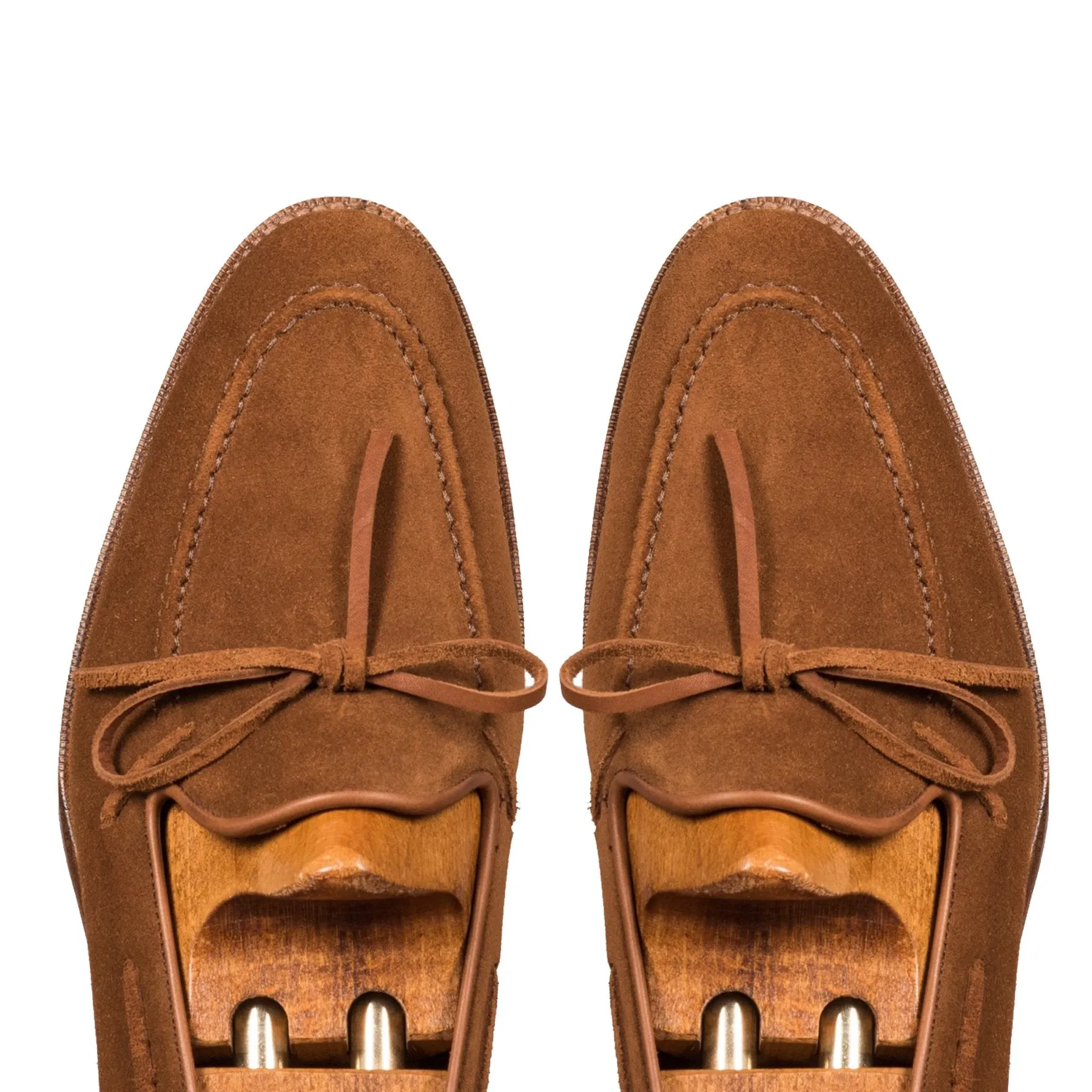 Flat Feet Shoes - Tan Suede Yukon Loafers with Arch Support sold by Costoso Italiano product image thumbnail 3