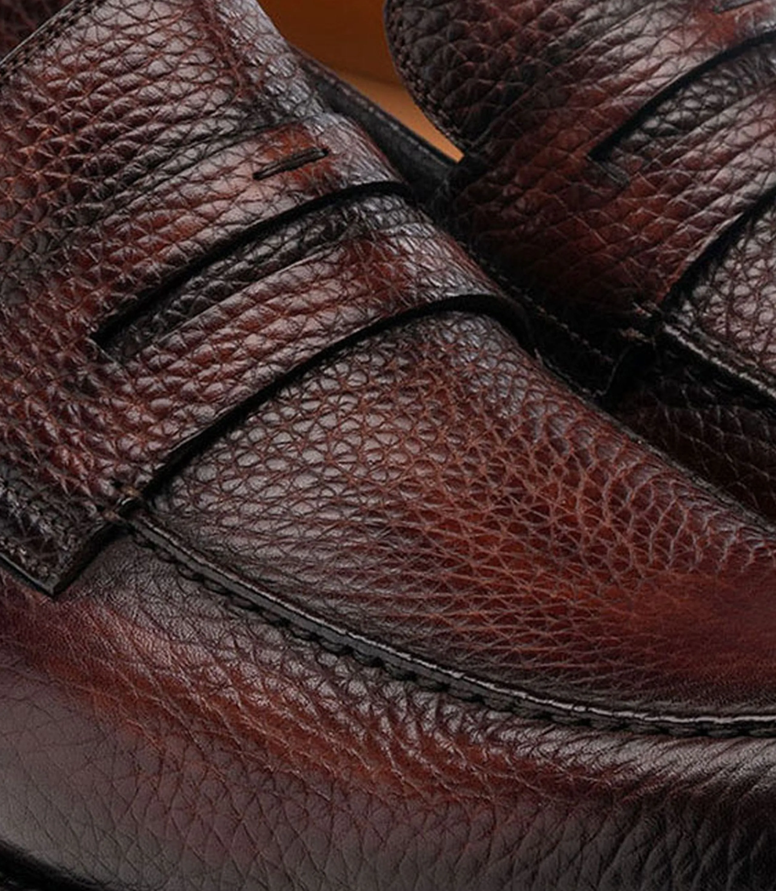 Flat Feet Shoes - Brown Leather Montreal Chunky Loafers with Arch Support sold by Costoso Italiano product image thumbnail 3