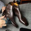 Brown Leather Alvor Slip On Jodhpur Boots sold by Costoso Italiano