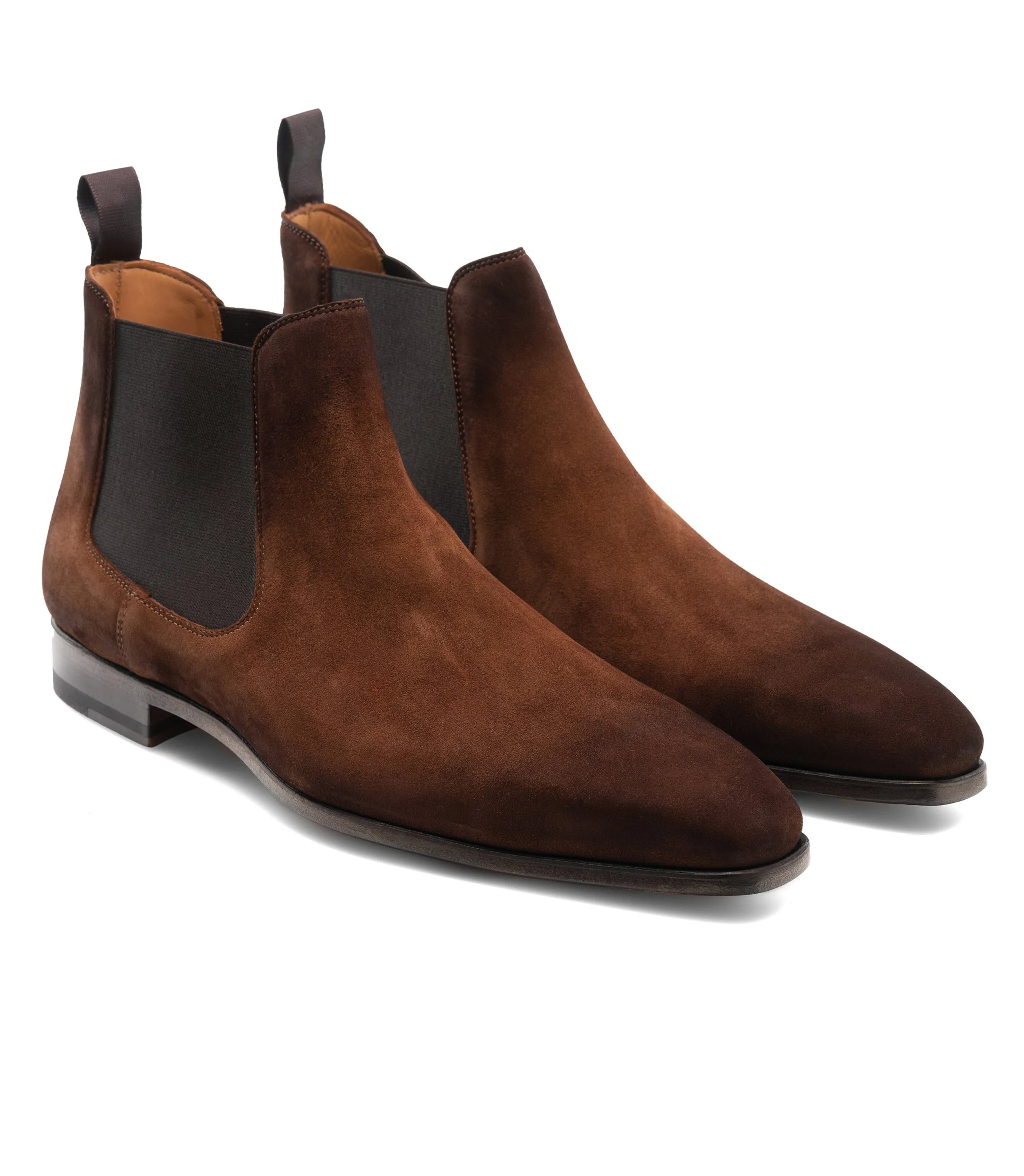 Tan Suede Toulouse Chelsea Boots sold by Costoso Italiano