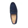 Navy Blue Suede Alcalde Driving Loafers sold by Costoso Italiano