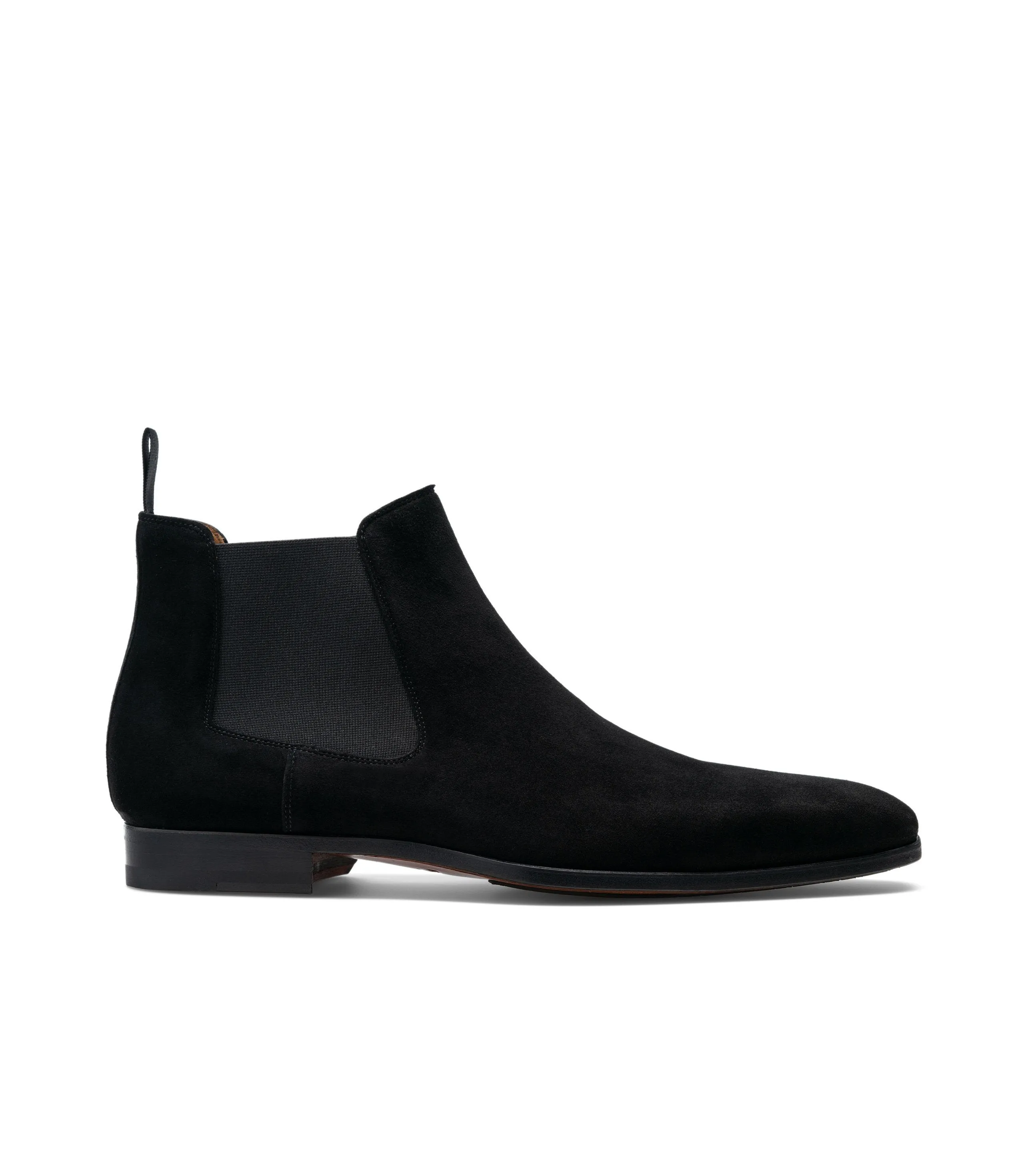 Flat Feet Shoes - Black Suede Strasburg Chelsea Boots with Arch Support sold by Costoso Italiano product image thumbnail 2