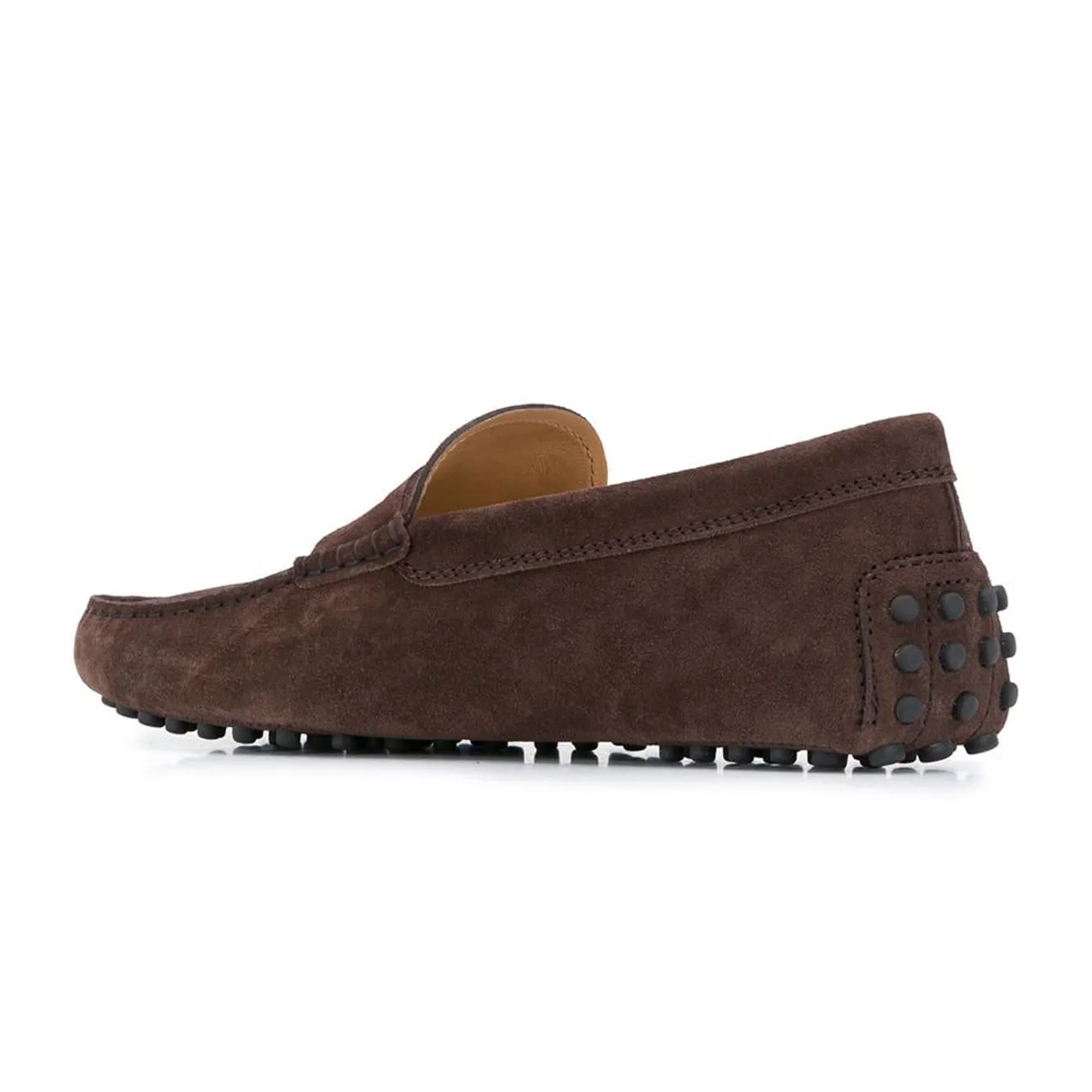 Height Increasing Brown Suede Alcalde Penny Driving Loafers sold by Costoso Italiano product image thumbnail 4