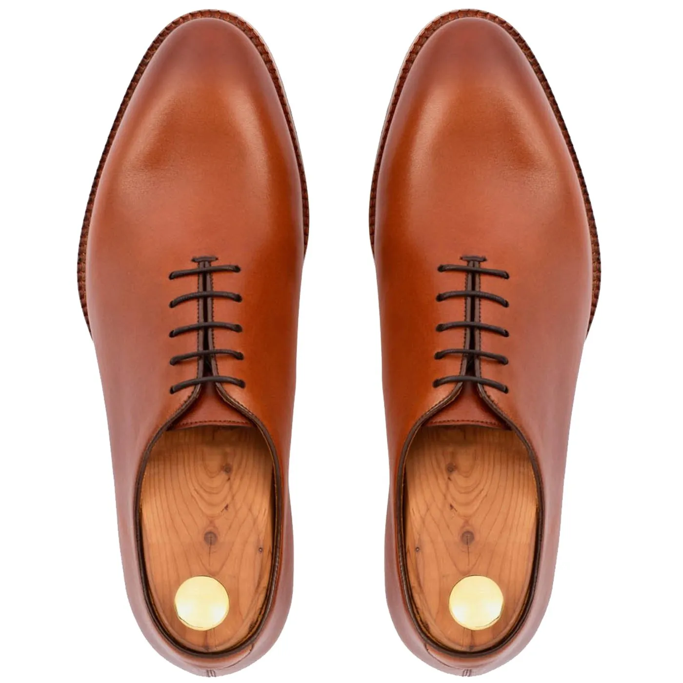 Flat Feet Shoes - Tan Leather Drayton One Cut Oxfords with Arch Support sold by Costoso Italiano product image thumbnail 2