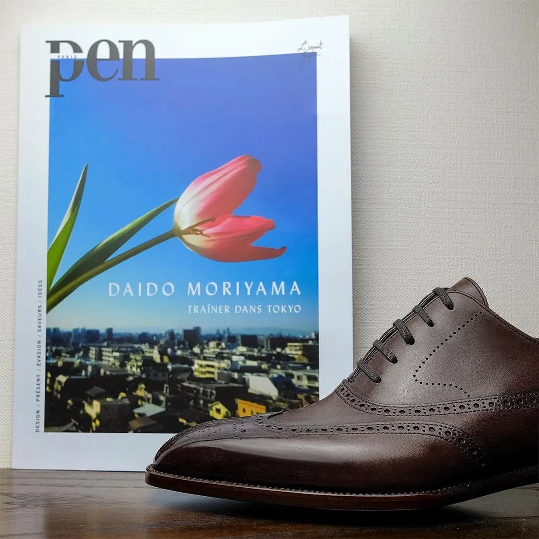 Brown Leather Cedara Brogue Wingtip Oxfords - Formal Shoes sold by Costoso Italiano product image thumbnail 3
