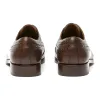 Brown Leather Norwood Brogue Derby Shoes sold by Costoso Italiano