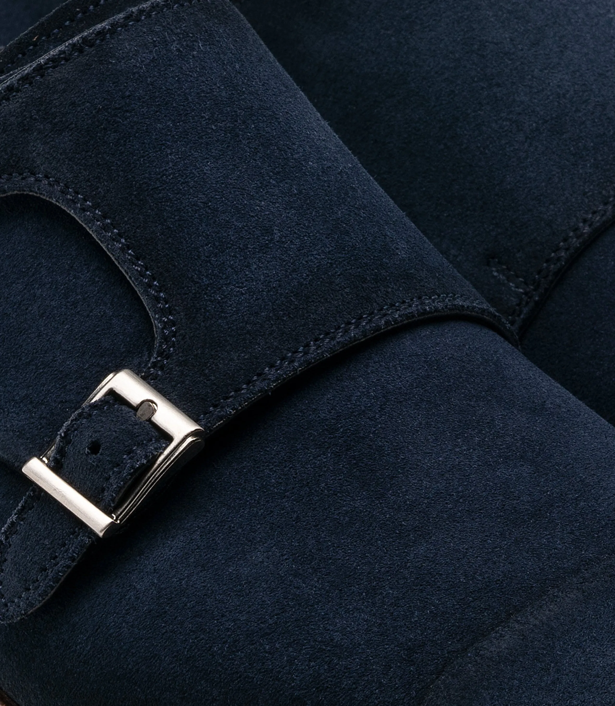 Blue Suede Gariton Monk Strap Shoes sold by Costoso Italiano product image thumbnail 3