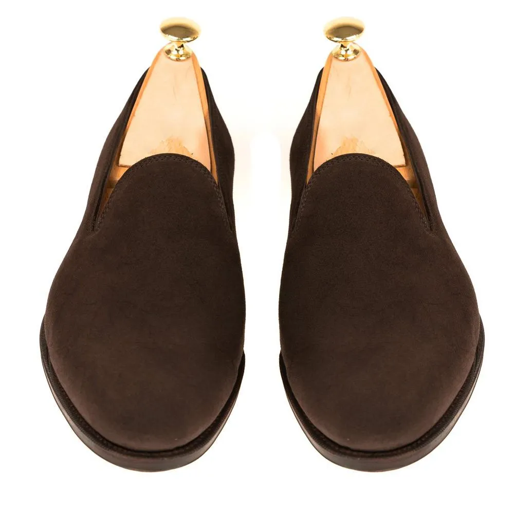 Flat Feet Shoes - Brown Suede Corby Loafers with Arch Support sold by Costoso Italiano product image thumbnail 3