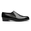 Flat Feet Shoes - Black Leather Worthing Loafers with Arch Support sold by Costoso Italiano