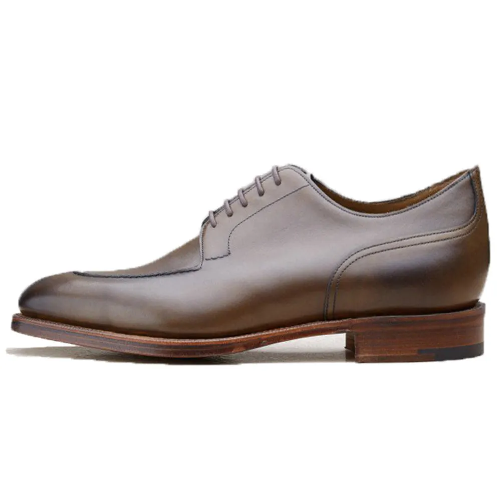 Height Increasing Olive Green Leather Hamlet Derby Shoes sold by Costoso Italiano product image thumbnail 2