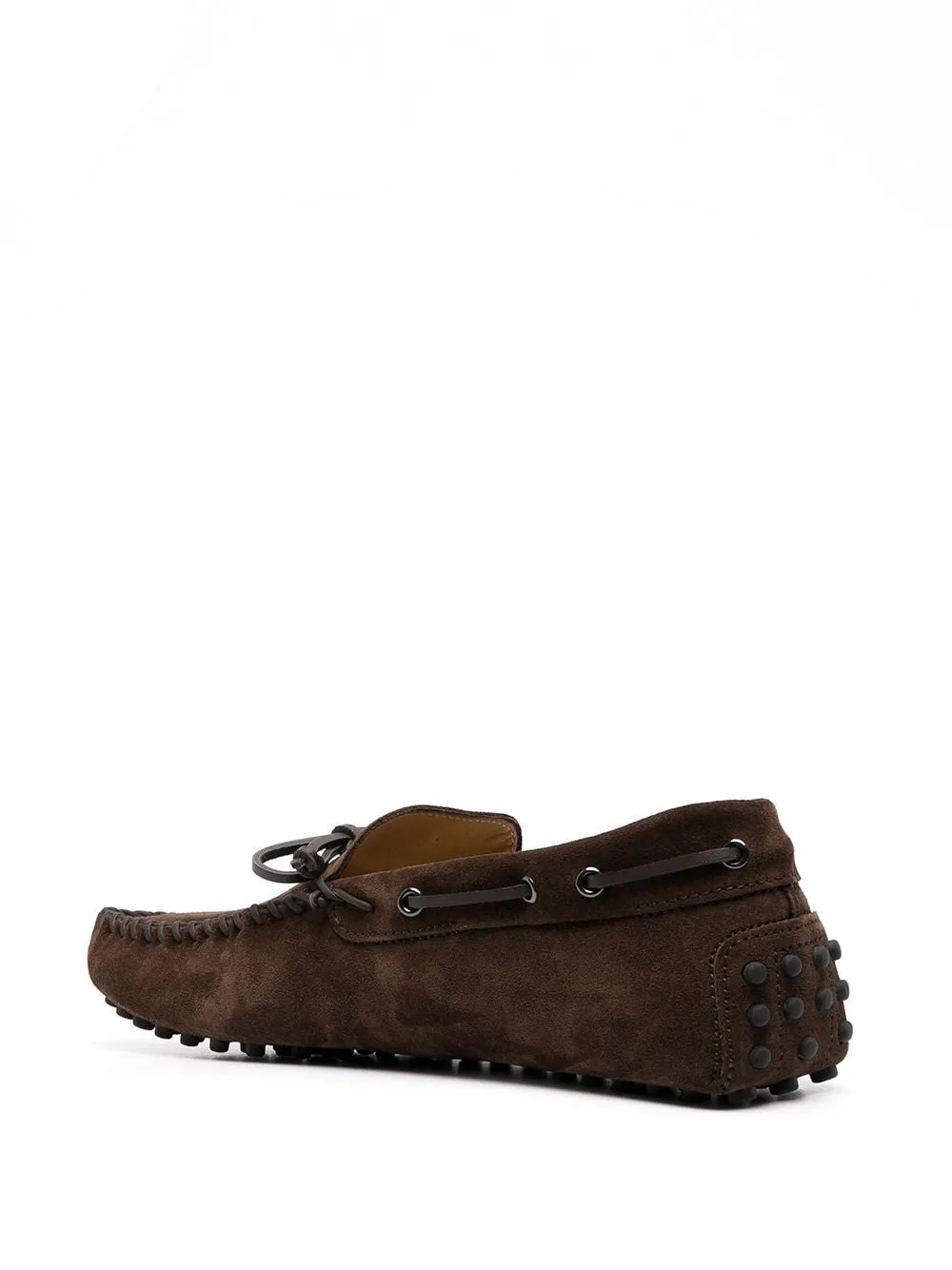 Height Increasing Brown Suede Alcalde Driving Loafers sold by Costoso Italiano product image thumbnail 2