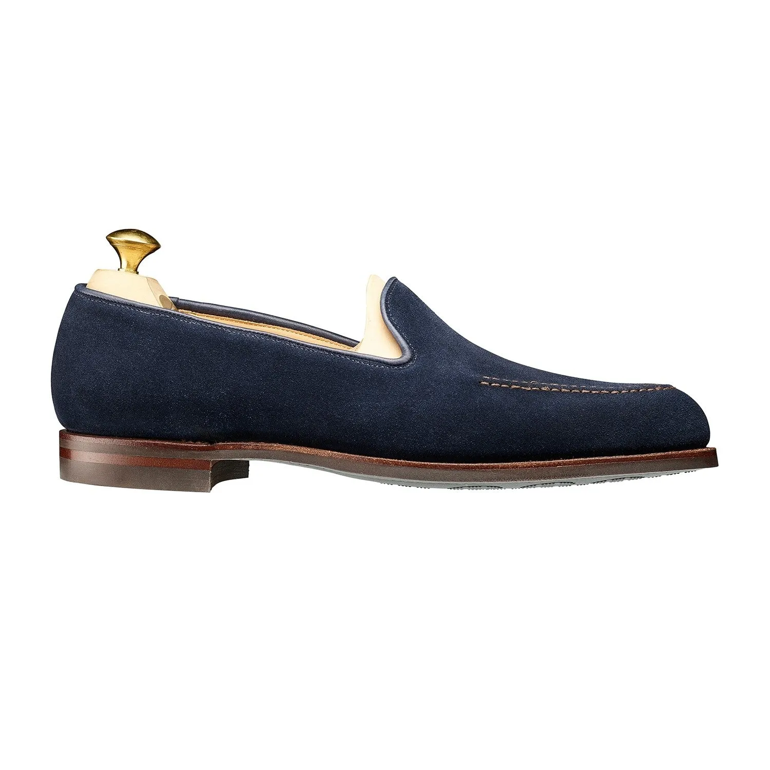 Height Increasing Navy Blue Suede Rotenburg Loafers sold by Costoso Italiano product image thumbnail 2