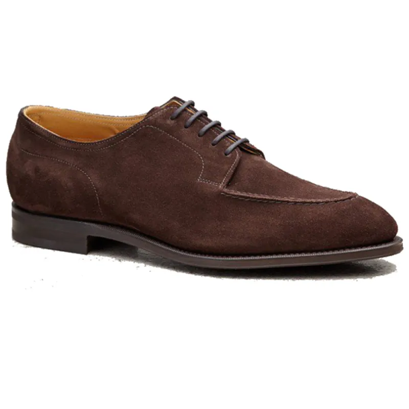 Brown Suede Hamlet Derby Shoes sold by Costoso Italiano