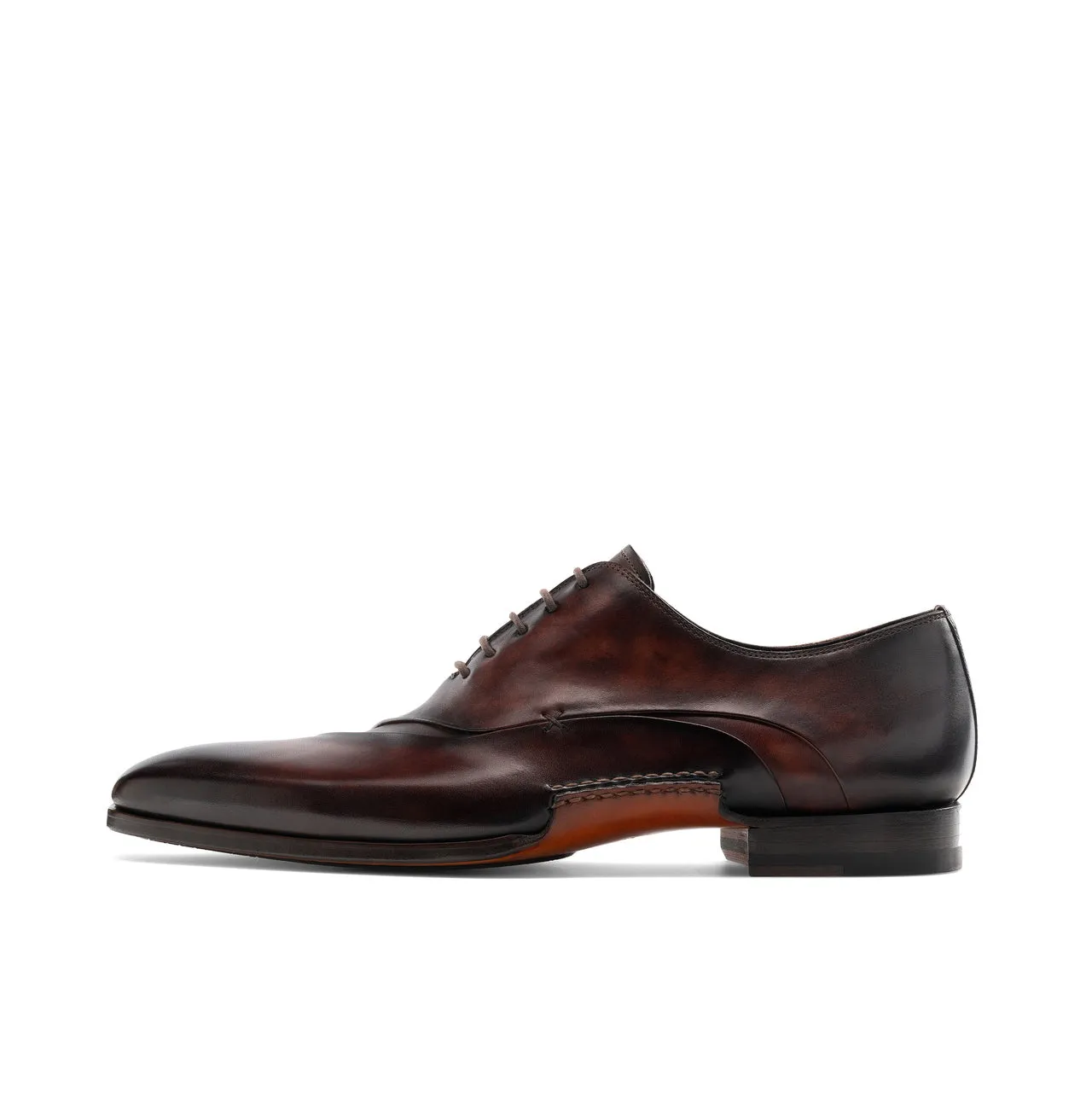 Brown Leather Coonamble Oxfords Shoes sold by Costoso Italiano product image thumbnail 2