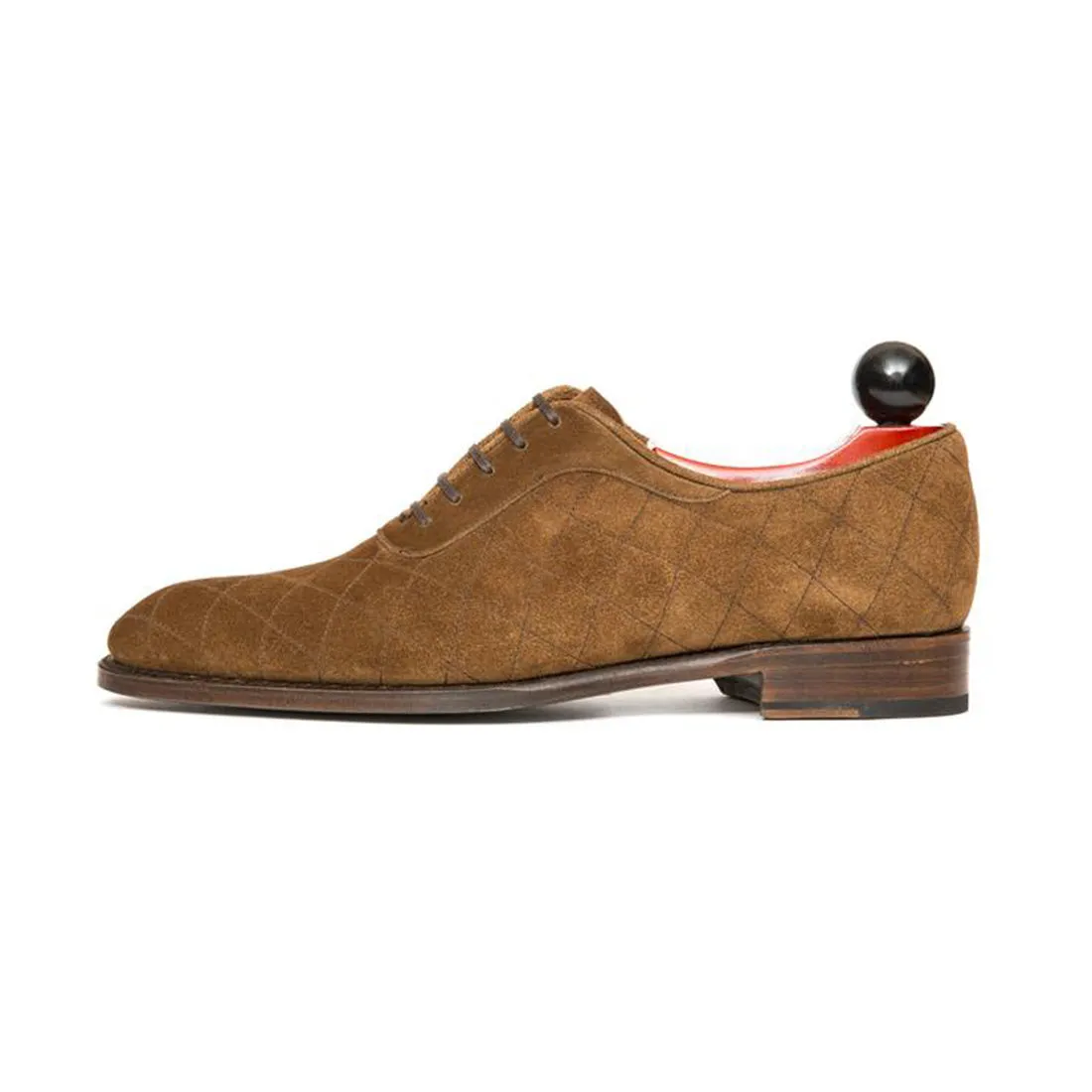 Height Increasing Tan Suede Copnor Oxfords sold by Costoso Italiano product image thumbnail 2