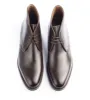 Brown Leather Exeter Lace Up Chukka Boots sold by Costoso Italiano