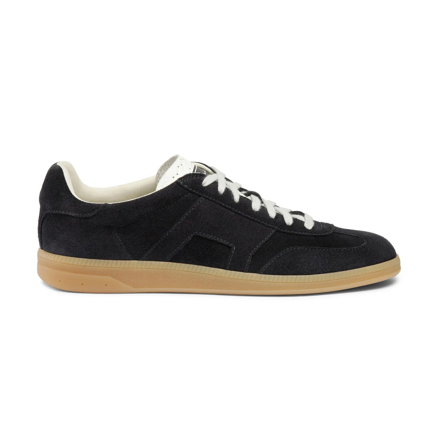 Black Suede Leather Istinto With Rubber Sole Sneakers sold by Costoso Italiano product image thumbnail 2
