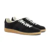 Black Suede Leather Istinto With Rubber Sole Sneakers sold by Costoso Italiano